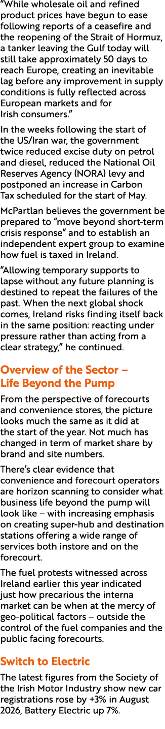 “While wholesale oil and refined product prices have begun to ease following reports of a ceasefire and the reopening...