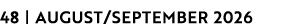 48 | AUGUST/SEPTEMBER 2026