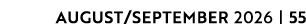 AUGUST/SEPTEMBER 2026 | 55