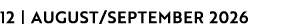 12 | AUGUST/SEPTEMBER 2026