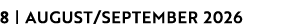 8 | AUGUST/SEPTEMBER 2026