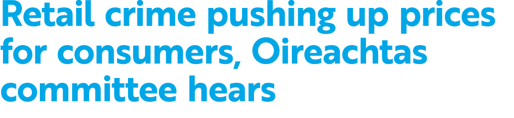 Retail crime pushing up prices for consumers, Oireachtas committee hears