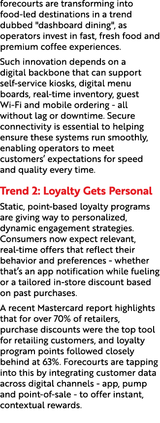 forecourts are transforming into food led destinations in a trend dubbed \“dashboard dining\", as operators invest in...