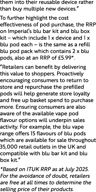 them into their reusable device rather than buy multiple new devices.” To further highlight the cost effectiveness of...