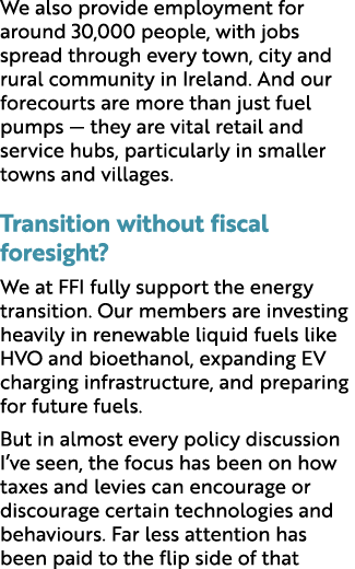 We also provide employment for around 30,000 people, with jobs spread through every town, city and rural community in...
