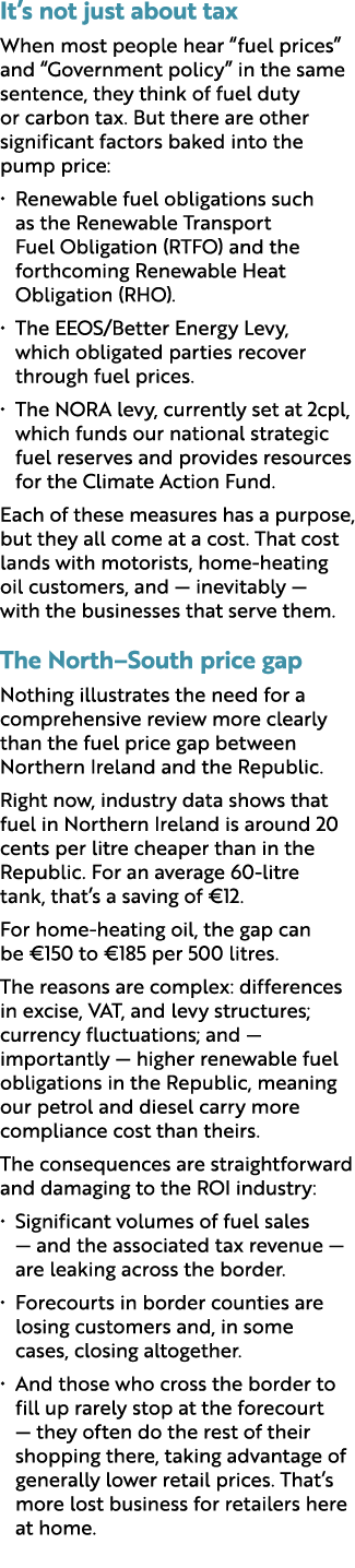 It’s not just about tax When most people hear “fuel prices” and “Government policy” in the same sentence, they think ...