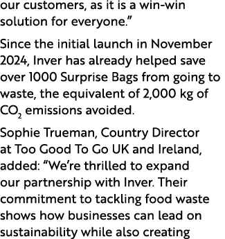 our customers, as it is a win win solution for everyone.” Since the initial launch in November 2024, Inver has alread...