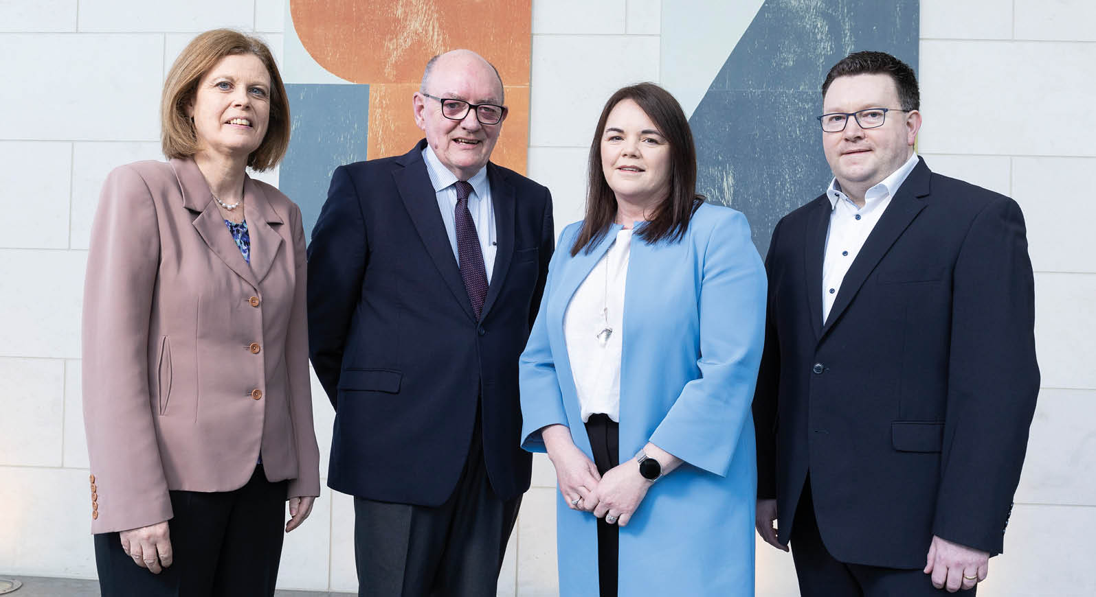 No Repro Fee 25/02/2025 The Food Safety Consultative Council of the Food Safety Authority of Ireland hosted its Open Meeting, “AI in Food Safety: Innovation, Risks, and Opportunities," at the Gibson Hotel, Dublin, today (Tuesday, 25th February), focusing on the role of Artificial Intelligence in food safety. Bringing together key professionals, thought leaders, and experts in AI and food safety, the event explored real-world applications of AI technologies such as machine learning, predictive modelling, and computer vision in enhancing food safety systems and mitigating risks across the agri-food industry. Pictured (L-R): Dr Geraldine Duffy, Research Officer, Teagasc, Dave Lang, Deputy Chair, Food Safety Consultative Council., Dr Pamela Byrne, CEO Food Safety Authority of Ireland and Dr Mark Wagner, Data Analytics and AI Lead, Kerry Foods. Peter Houlihan/Coalesce For more information: Norman Pratt, Kano Communications 0861518921 