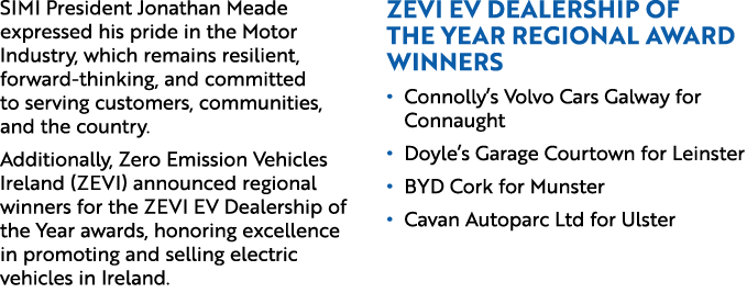 SIMI President Jonathan Meade expressed his pride in the Motor Industry, which remains resilient, forward thinking, a...