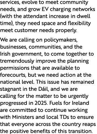 services, evolve to meet community needs, and grow EV charging networks (with the attendant increase in dwell time), ...