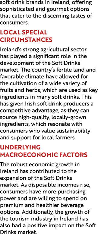 soft drink brands in Ireland, offering sophisticated and gourmet options that cater to the discerning tastes of consu...