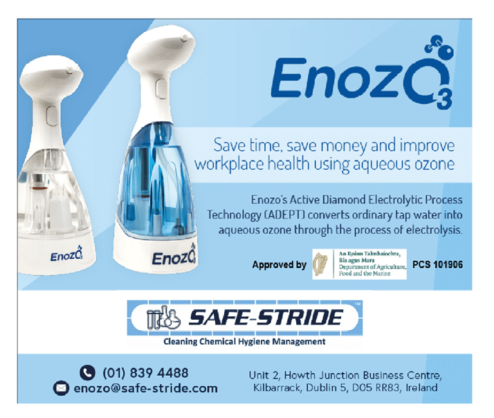 Advertisement for Enozoq, a company that sells electric toothbrushes. The ad is displayed in a magazine. AI generated content