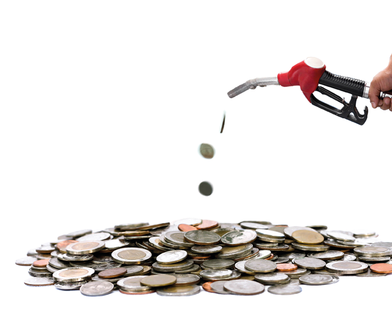 A person is pouring coins into a pile, which is on the ground. AI generated content