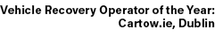 Vehicle Recovery Operator of the Year: Cartow.ie, Dublin 