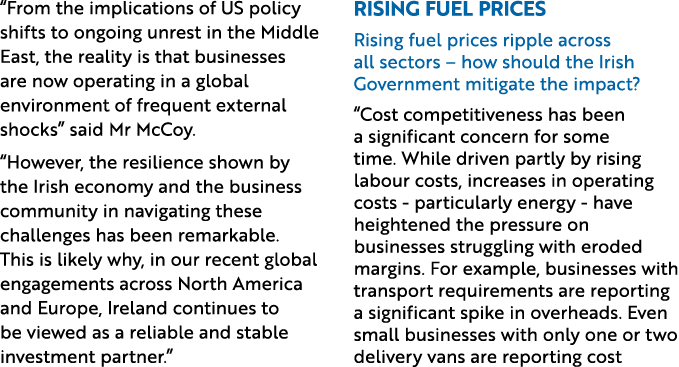 “From the implications of US policy shifts to ongoing unrest in the Middle East, the reality is that businesses are n...