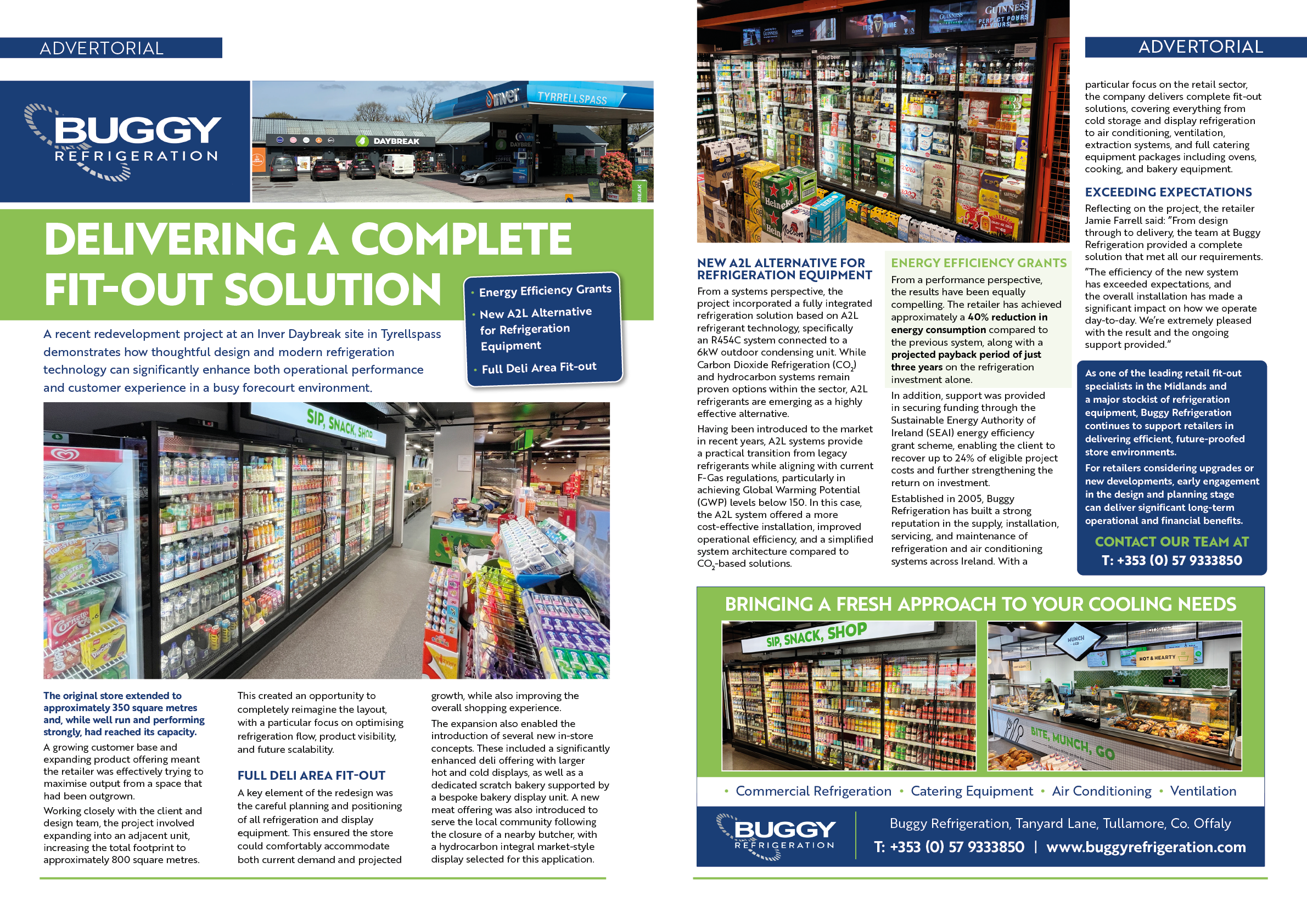 A Buggy's ad for their delivery service. Description generated by AI