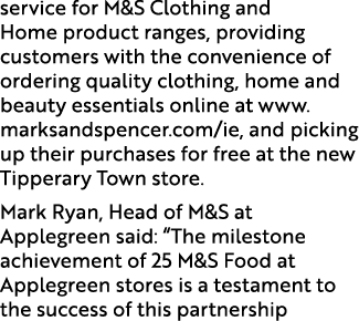 service for M&S Clothing and Home product ranges, providing customers with the convenience of ordering quality clothi...