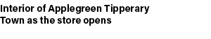 Interior of Applegreen Tipperary Town as the store opens