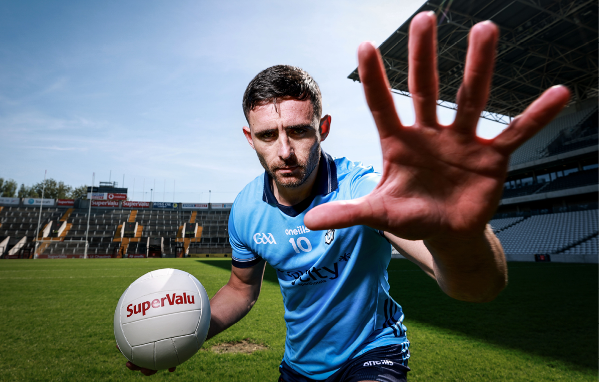 REPRO FREE ***PRESS RELEASE NO REPRODUCTION FEE*** EDITORIAL USE ONLY SuperValu’s Launch Of The GAA All-Ireland Senior Football Championship 30/4/2025 Pictured is Niall Scully (Dublin) at SuperValu’s launch of the GAA All-Ireland Senior Football Championship in SuperValu P irc U Chaoimh and showing their support for diversity and inclusion within the GAA. SuperValu has today announced a five-year extension of their partnership with the GAA, marking a 20-year commitment to communities across Ireland and making SuperValu the longest standing sponsor of the GAA All-Ireland Senior Football Championship. Mandatory Credit ©INPHO/Dan Sheridan