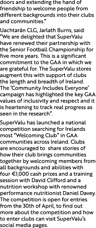 doors and extending the hand of friendship to welcome people from different backgrounds into their clubs and communit...