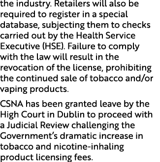 the industry. Retailers will also be required to register in a special database, subjecting them to checks carried ou...