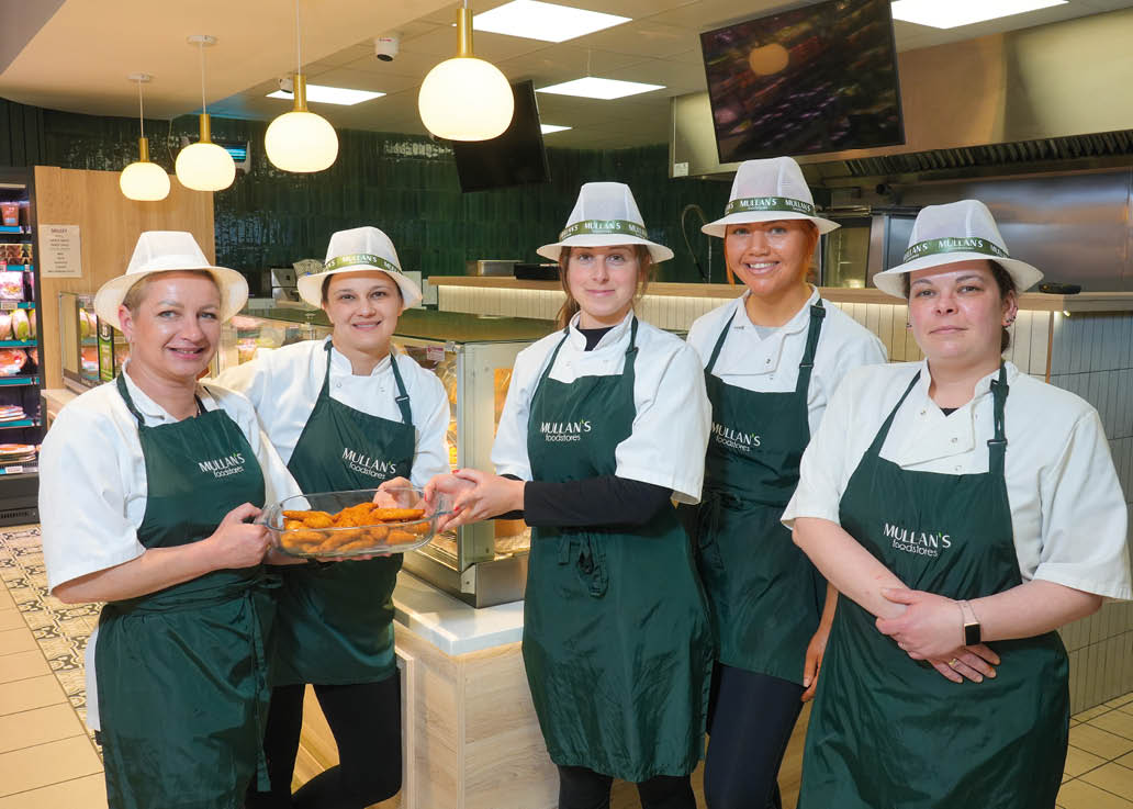 Mullan's Spar Armagh Deli staff L-R Lena Maria Louise Tia-Louise and Mia