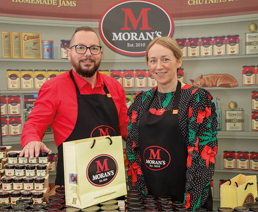 Kieron Moran and Claire Moran, Morans Mega Jam.  Bord Bia Bloom 2025