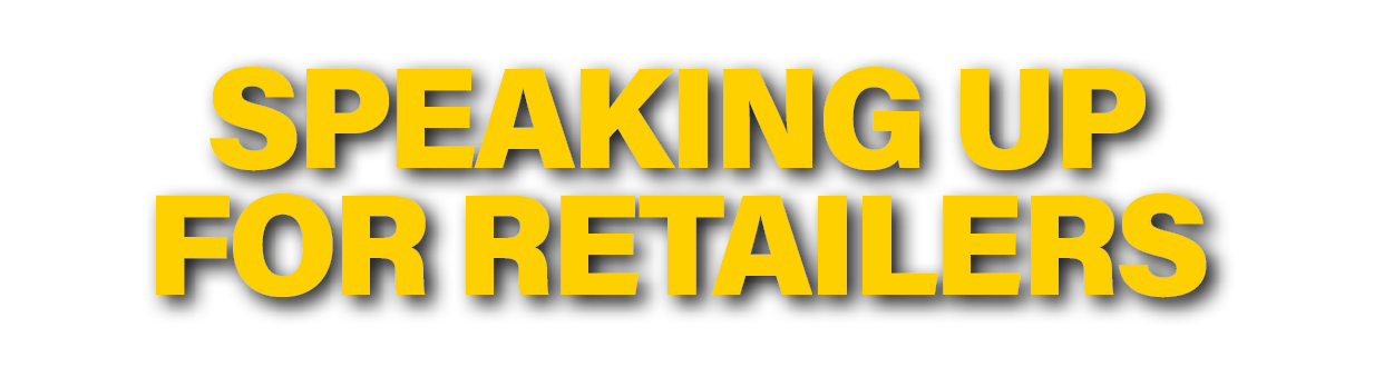 Speaking up for retailers