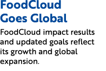 FoodCloud Goes Global FoodCloud impact results and updated goals reflect its growth and global expansion.