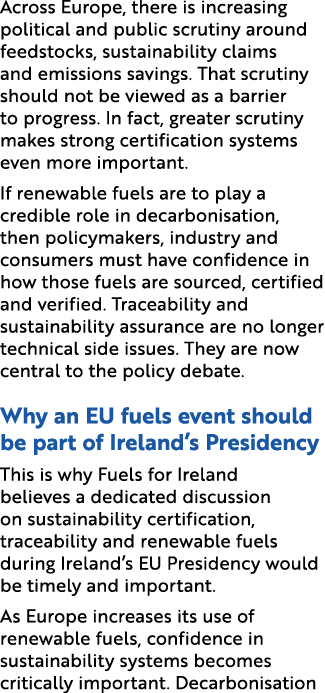Across Europe, there is increasing political and public scrutiny around feedstocks, sustainability claims and emissio...