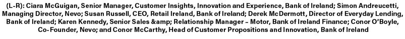 (L R): Ciara McGuigan, Senior Manager, Customer Insights, Innovation and Experience, Bank of Ireland; Simon Andreucet...
