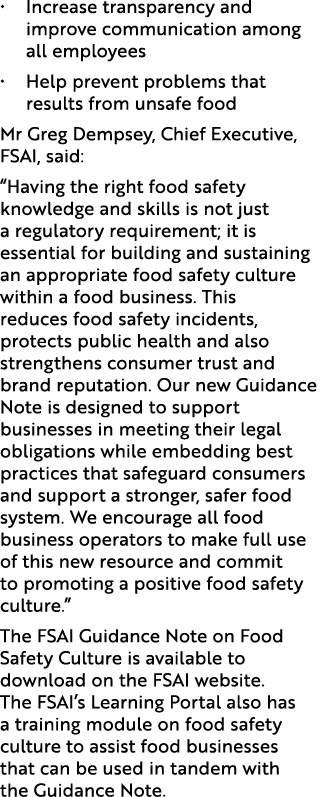 • Increase transparency and improve communication among all employees • Help prevent problems that results from unsaf...