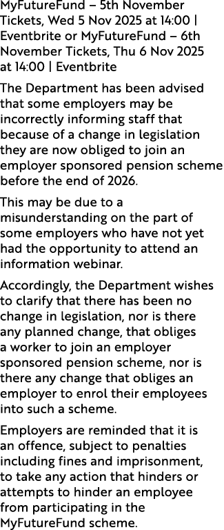 MyFutureFund – 5th November Tickets, Wed 5 Nov 2025 at 14:00 | Eventbrite or MyFutureFund – 6th November Tickets, Thu...