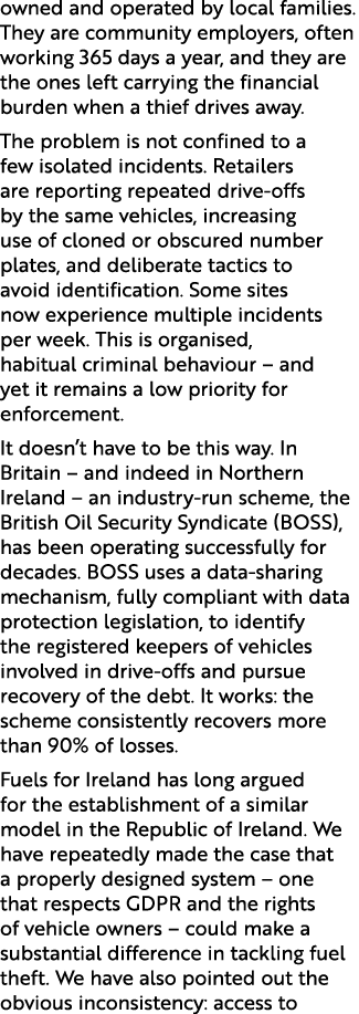 owned and operated by local families. They are community employers, often working 365 days a year, and they are the o...