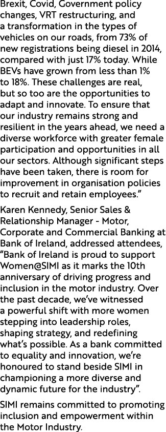 Brexit, Covid, Government policy changes, VRT restructuring, and a transformation in the types of vehicles on our roa...