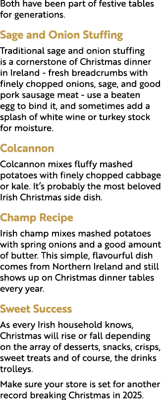 Both have been part of festive tables for generations. Sage and Onion Stuffing Traditional sage and onion stuffing is...