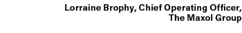 Lorraine Brophy, Chief Operating Officer, The Maxol Group