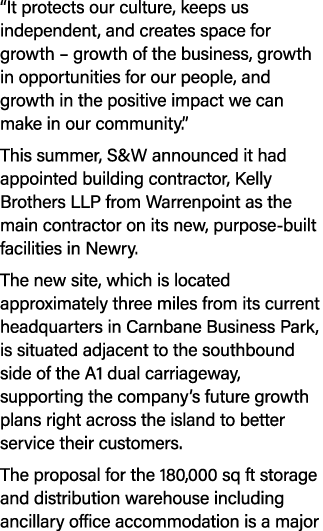 “It protects our culture, keeps us independent, and creates space for growth – growth of the business, growth in oppo...