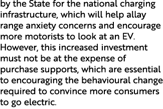 by the State for the national charging infrastructure, which will help allay range anxiety concerns and encourage mor...