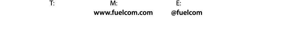 T: 028 9041 0655 M: 077 7328 7358 E: sales@fuelcom.com www.fuelcom.com @fuelcom Unit 1 Roben Business Park, 3 Blackst...