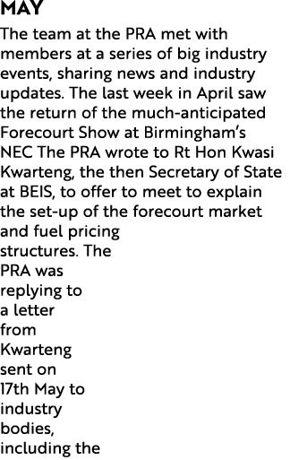 May The team at the PRA met with members at a series of big industry events, sharing news and industry updates. The l...