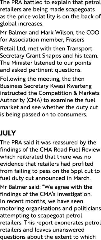 The PRA battled to explain that petrol retailers are being made scapegoats as the price volatility is on the back of ...