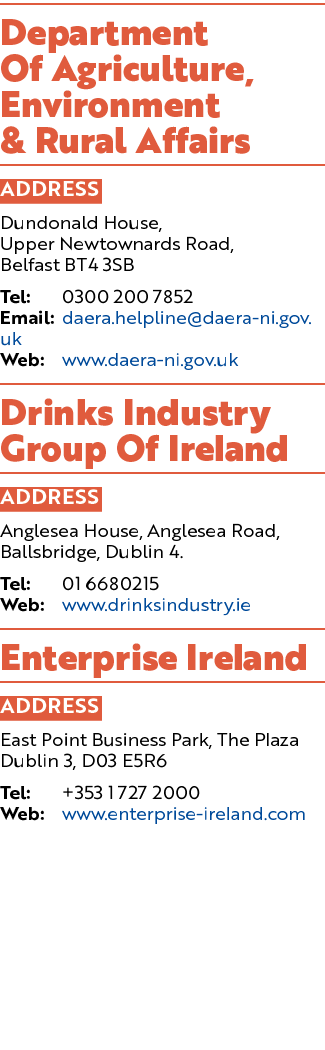 Department Of Agriculture, Environment & Rural Affairs ADDRESS Dundonald House, Upper Newtownards Road, Belfast BT4 3...