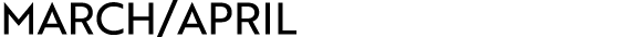 March/April