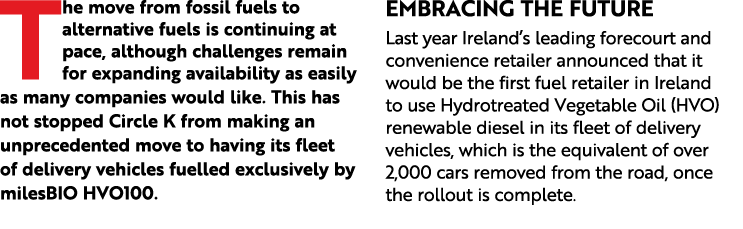 The move from fossil fuels to alternative fuels is continuing at pace, although challenges remain for expanding avail...