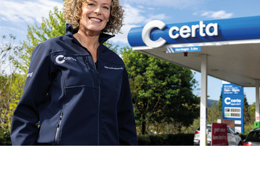 Fuel supplier, Certa, which is part of DCC plc, has announced the appointment of Orla Stevens as its new Managing Director, pictured at the Certa forecourt in Dundrum. Photo Credit: Sean Brosnan Photography. NO FEE APPLIES