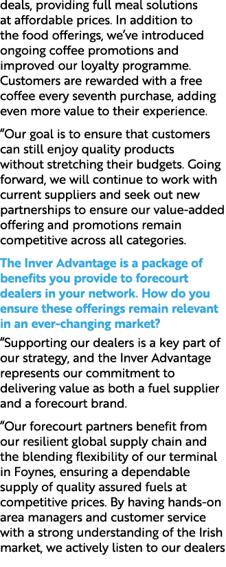 deals, providing full meal solutions at affordable prices. In addition to the food offerings, we’ve introduced ongoin...