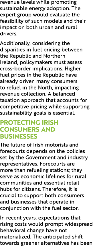 revenue levels while promoting sustainable energy adoption. The expert group would evaluate the feasibility of such m...