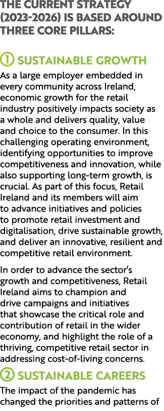 The current strategy (2023 2026) is based around three core pillars: ￼ Sustainable Growth As a large employer embedde...