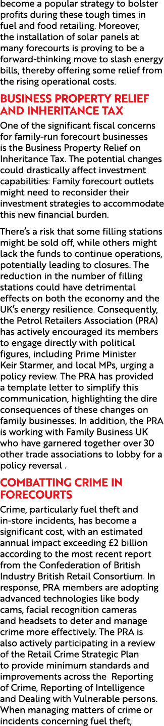 become a popular strategy to bolster profits during these tough times in fuel and food retailing. Moreover, the insta...